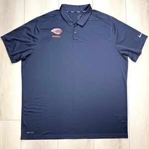 Nike Golf Dri-Fit Polo Black 3XL Susquehanna University River Hawks Baseball